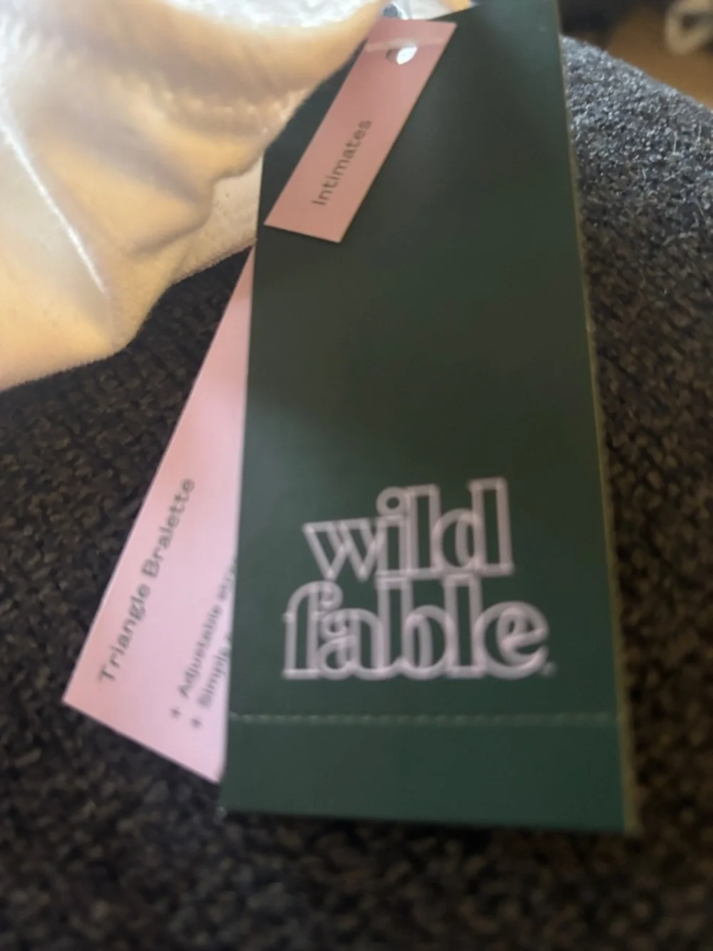 Wild fable Soft Wirefree Cream Bra with Light Support. New with tags - Picture 4 of 4